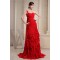Cascading Ruffles Sweetheart Mermaid/Trumpet Long Red One-Shoulder Prom/Formal Evening Dresses 02020132