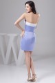 Imitate Leather Satin Short/Mini Sleeveless Bridesmaid Dresses 02021329