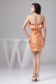 Ruched Strapless Short/Mini Sheath/Column Prom/Formal Evening Dresses 02021341