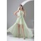 Chiffon One-Shoulder A-Line Beading Sleeveless Prom/Formal Evening Dresses 02020135