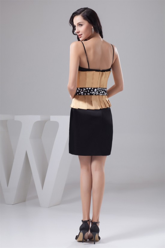 Sheath/Column Sleeveless Beading Short/Mini Prom/Formal Evening Dresses 02021368 Sheath/Column Sleeveless Beading Short/Mini Prom/Formal Evening Dresses 02021368