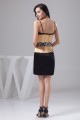 Sheath/Column Sleeveless Beading Short/Mini Prom/Formal Evening Dresses 02021368