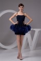 Short/Mini A-Line Chiffon Silk like Satin Prom/Formal Evening Dresses 02021372