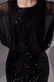Short/Mini Beading Scoop Sheath/Column Prom/Formal Evening Dresses 02021375