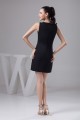 Short/Mini Chiffon High-Neck Sheath/Column Prom/Formal Evening Dresses 02021377