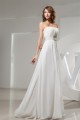 A-Line Strapless Chiffon Beaded Long Prom/Formal Evening Bridesmaid Dresses 02020138