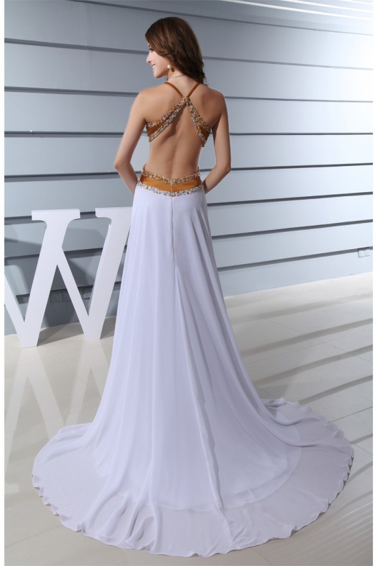 Chiffon Silk like Satin A-Line Sleeveless Prom/Formal Evening Dresses 02020139 Chiffon Silk like Satin A-Line Sleeveless Prom/Formal Evening Dresses 02020139