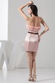 Short/Mini Sleeveless Bow s Chiffon Silk like Satin Prom/Formal Evening Dresses 02021392 Short/Mini Sleeveless Bow s Chiffon Silk like Satin Prom/Formal Evening Dresses 02021392