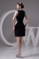 Short/Mini Sleeveless Portrait Sheath/Column Bridesmaid Dresses 02021394