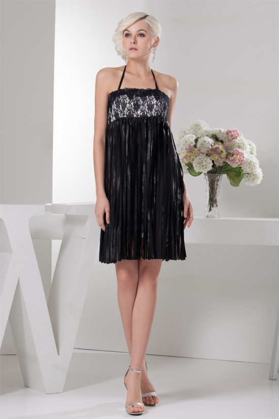 Sleeveless Sash Ribbons Short/Mini Lace Little Black Dresses 02021413 Sleeveless Sash Ribbons Short/Mini Lace Little Black Dresses 02021413