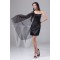 Sleeveless Satin Organza One-Shoulder Short/Mini Prom/Formal Evening Dresses 02021414