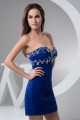 Sleeveless Sheath/Column Short/Mini Beading Prom/Formal Evening Dresses 02021417