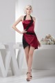 Sleeveless Short/Mini Halter Satin Silk like Satin Prom/Formal Evening Dresses 02021421