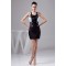 Sleeveless Straps Bow s Short/Mini Sheath/Column Prom/Formal Evening Dresses 02021425