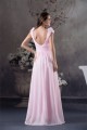 A-Line Cap-Sleeve Floor-Length Beading Long Pink Prom Evening Formal Bridesmaid Dresses 02020145 A-Line Cap-Sleeve Floor-Length Beading Long Pink Prom Evening Formal Bridesmaid Dresses 02020145
