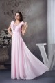 A-Line Cap-Sleeve Floor-Length Beading Long Pink Prom Evening Formal Bridesmaid Dresses 02020145 A-Line Cap-Sleeve Floor-Length Beading Long Pink Prom Evening Formal Bridesmaid Dresses 02020145