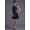 Bateau Beading Short/Mini Sleeveless Chiffon Little Black Dresses 02021450