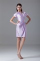 Beading Short V-Neck Sheath/Column Satin Prom/Formal Evening Dresses 02021455 Beading Short V-Neck Sheath/Column Satin Prom/Formal Evening Dresses 02021455