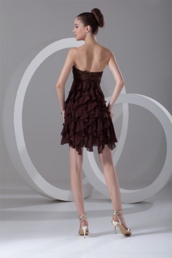 Cascading Ruffles Short/Mini A-Line Sleeveless Prom/Formal Evening Dresses 02021458