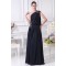 Sheath/Column One-Shoulder Beaded Long Prom Evening Formal Bridesmaid Dresses 02020146