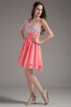 Chiffon Silk like Satin Sleeveless Short/Mini Prom/Formal Evening Dresses 02021467