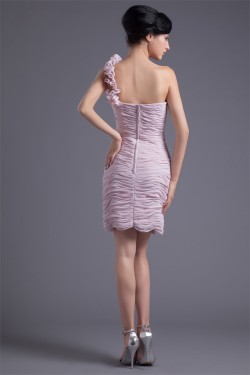 Handmade Flowers Sleeveless One-Shoulder Prom/Formal Evening Dresses 02021469