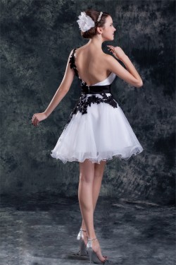 Satin Organza Beading Princess Sleeveless Prom/Formal Evening Dresses 02021490