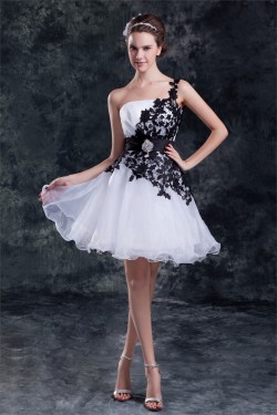 Satin Organza Beading Princess Sleeveless Prom/Formal Evening Dresses 02021490