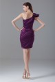 Sheath/Column Short/Mini Satin Sleeveless Prom/Formal Evening Dresses 02021499