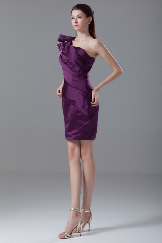 Sheath/Column Short/Mini Satin Sleeveless Prom/Formal Evening Dresses 02021499 Sheath/Column Short/Mini Satin Sleeveless Prom/Formal Evening Dresses 02021499