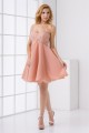 Short/Mini Chiffon Elastic Woven Satin Prom/Formal Evening Cocktail Homecoming Dresses 02021503