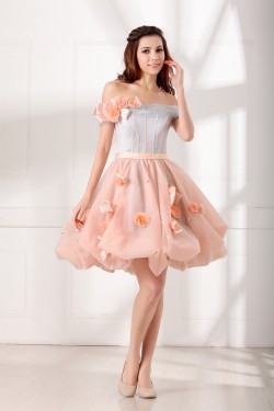 Short/Mini Off-the-Shoulder Princess Sleeveless Prom/Formal Evening Cocktail Homecoming Dresses 02021507