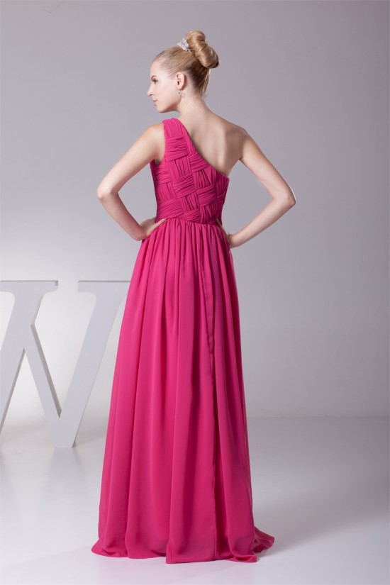 A-Line One-Shoulder Beading Long Prom Evening Formal Bridesmaid Dresses 02020151 A-Line One-Shoulder Beading Long Prom Evening Formal Bridesmaid Dresses 02020151