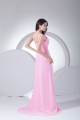 One-Shoulder Ruffles Long Pink Chiffon Prom/Formal Evening Dresses 02020152 One-Shoulder Ruffles Long Pink Chiffon Prom/Formal Evening Dresses 02020152