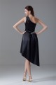 Sleeveless Ruched A-Line Asymmetrical One-Shoulder Prom/Formal Evening Dresses 02021529