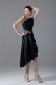 Sleeveless Ruched A-Line Asymmetrical One-Shoulder Prom/Formal Evening Dresses 02021529