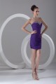 Sweetheart Chiffon Elastic Woven Satin Pleats Prom/Formal Evening Dresses 02021542