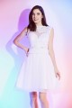 A-Line Short White Lace Prom/Formal Evening Cocktail Homecoming Dresses 02021546 A-Line Short White Lace Prom/Formal Evening Cocktail Homecoming Dresses 02021546