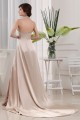 Court Train Elastic Woven Satin Halter A-Line Prom/Formal Evening Dresses 02020161 Court Train Elastic Woven Satin Halter A-Line Prom/Formal Evening Dresses 02020161
