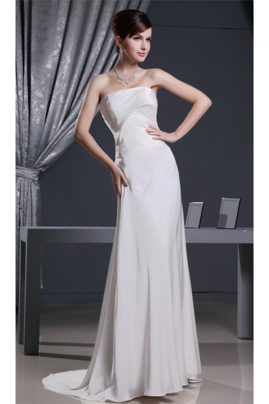 Criss Cross Strapless Sleeveless Puddle Train Long Prom/Formal Evening Dresses 02020168 Criss Cross Strapless Sleeveless Puddle Train Long Prom/Formal Evening Dresses 02020168
