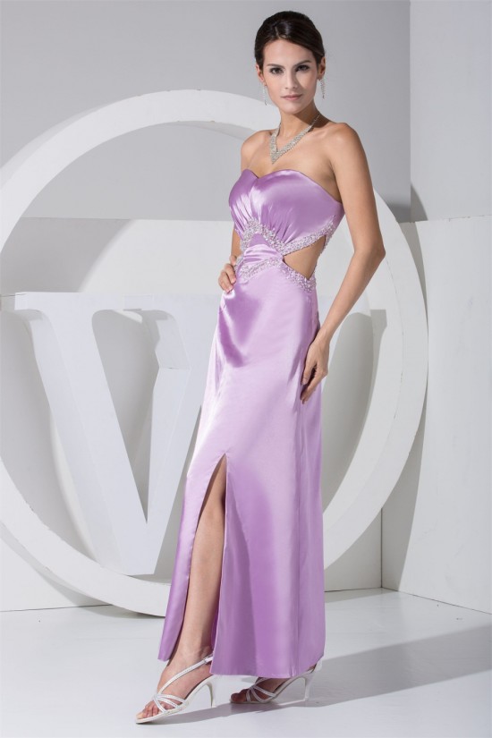 Elastic Woven Satin Sweetheart A-Line Ankle-Length Prom/Formal Evening Dresses 02020170 Elastic Woven Satin Sweetheart A-Line Ankle-Length Prom/Formal Evening Dresses 02020170
