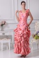 Floor-Length A-Line Cascading Ruffles Straps Prom/Formal Evening Dresses 02020172