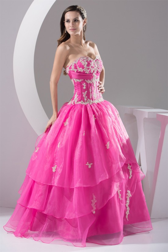 Ball Gown Floor-Length Sweetheart Beading Prom/Formal Evening Dresses 02020178