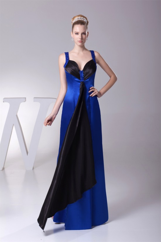 Floor-Length Beading Silk like Satin Mermaid/Trumpet Long Evening Bridesmaid Dresses 02020183 Floor-Length Beading Silk like Satin Mermaid/Trumpet Long Evening Bridesmaid Dresses 02020183