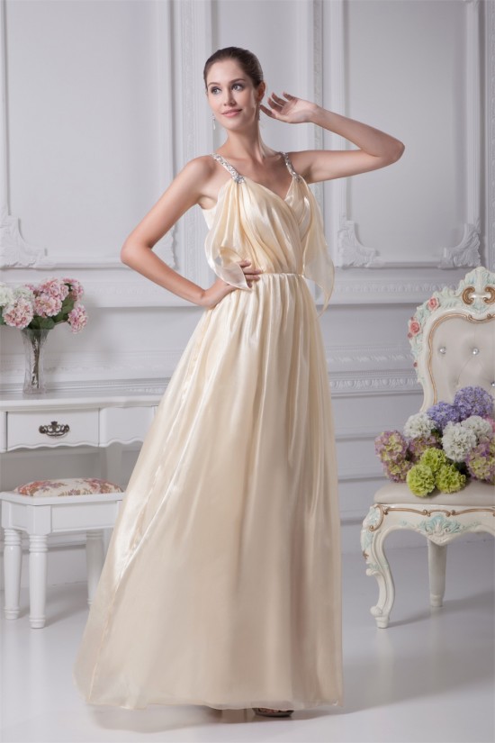 Floor-Length Beading Silk like Satin South Korean Voile Long Prom Evening Bridesmaid Dresses 02020184 Floor-Length Beading Silk like Satin South Korean Voile Long Prom Evening Bridesmaid Dresses 02020184
