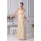 Floor-Length Beading Silk like Satin South Korean Voile Long Prom Evening Bridesmaid Dresses 02020184