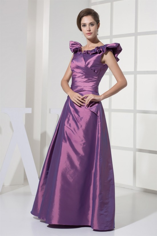 Floor-Length Satin Taffeta Sleeveless A-Line Prom/Formal Evening Dresses 02020192 Floor-Length Satin Taffeta Sleeveless A-Line Prom/Formal Evening Dresses 02020192