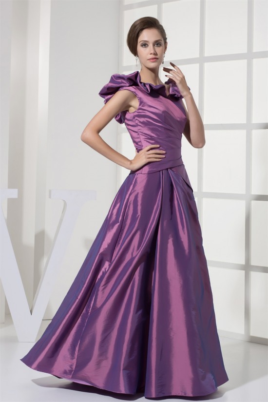 Floor-Length Satin Taffeta Sleeveless A-Line Prom/Formal Evening Dresses 02020192 Floor-Length Satin Taffeta Sleeveless A-Line Prom/Formal Evening Dresses 02020192