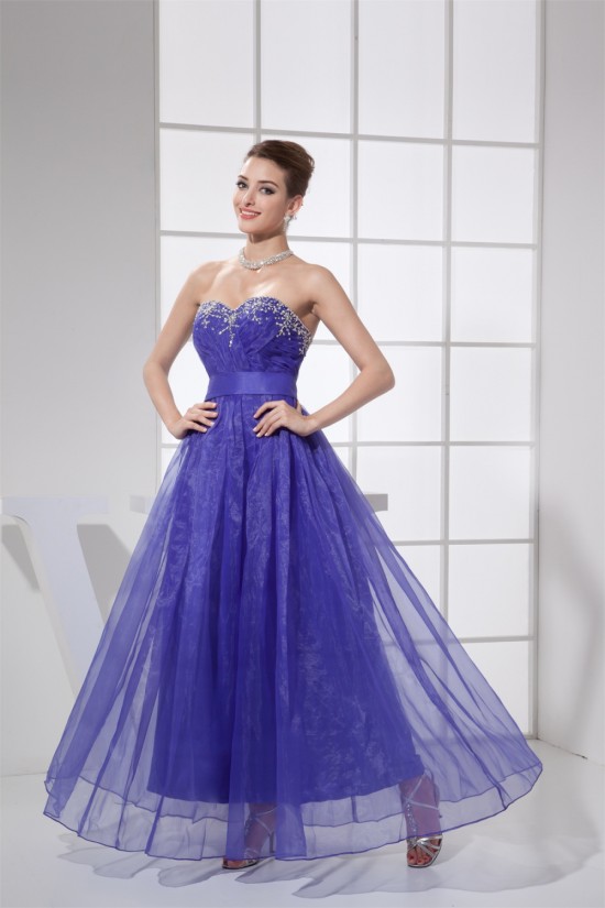 A-Line Sweetheart Beaded Long Blue Prom/Formal Evening Dresses 02020194 A-Line Sweetheart Beaded Long Blue Prom/Formal Evening Dresses 02020194
