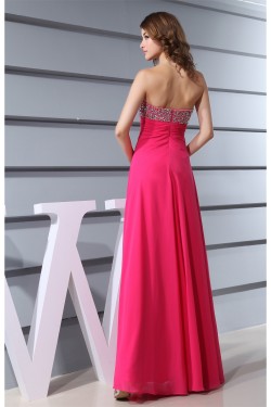 Floor-Length Sweetheart A-Line Beading Chiffon Prom/Formal Evening Dresses 02020198